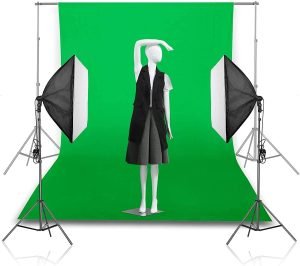 Green Screen 5.6 x 7 feet Backdrop Background For Photography without stand