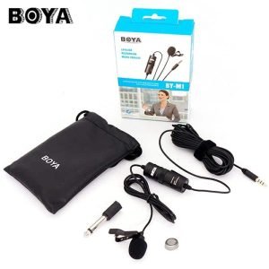 BOYA BY-M1 Omni Directional Lavalier Microphone for smartphone and camera