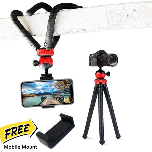 Gorilla Tripod Mini Flexible Octopus Tripod Heavy Duty Gorillapod - for Mobile Phone, DSLR Camera & GoPro - Image 3