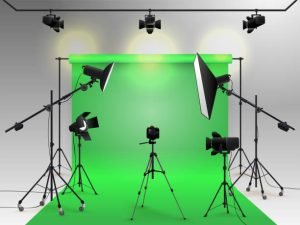 Studio Green Screen Backdrop Stand Kit With Carry Bag (Simpex Brand)