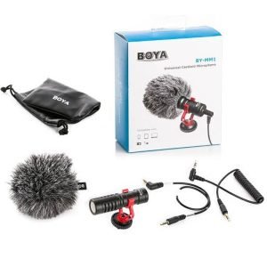 BOYA MM1 Camera Video Microphone - Black