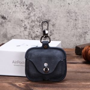 AirPods  Magnet Leather PU Case with Hook For apple