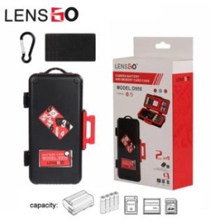 lensgo D950 camera battery and memory card's case