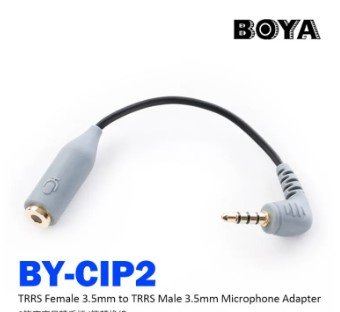 Boya by-cip2 2.5mm to 3.5mm microphone cable - Image 2