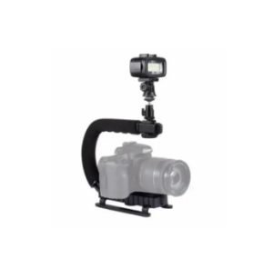 Camera Stablizer U Shape Flash Bracket Stand Grip Holder for GoPro and DSLR Digital Camera