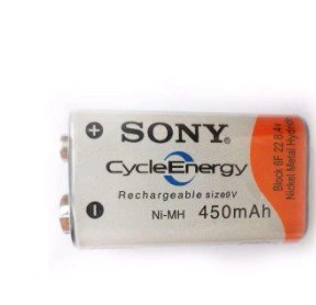 Sony 9V Rechargeable Battery 450mAh