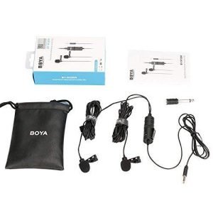 BOYA BY-M1 DM Dual Head - Stereo Recording Condenser - Microphone - eTrail