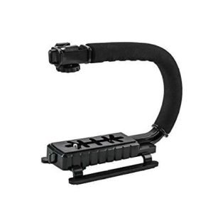 Camera Stablizer-U Shape Flash Bracket Stand Grip Holder-for GoPro and DSLR Digital Camera-eTrail