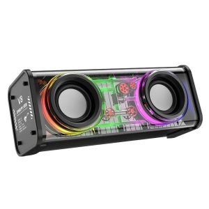 V8 Double Shot Little Steel Gun - 10W Transparent Speaker - eTrail