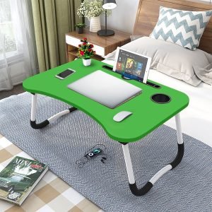 Laptop/Notebook Stand Desk/Study Table - Portable - Foldable - Laptop Stand - Green Color