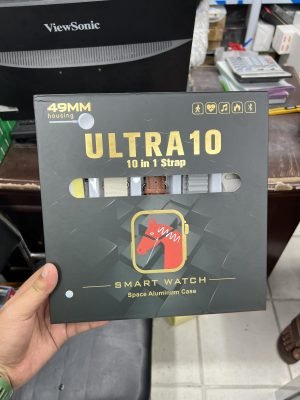 Ultra 10-10 in 1 Strap Smart Watch-449mm with Silicon Cover-Wireless Charger-eTrail