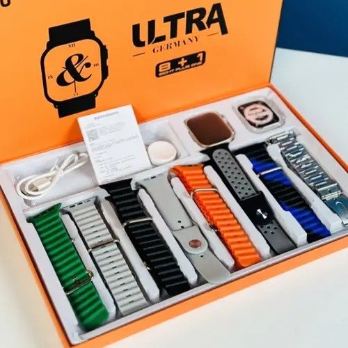 Y80 Smart watch with 8 straps and magnetic charger