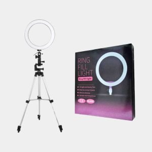 LED Ring Light 10-inch with Tripod Stand Selfie Ringlight Video Photpgraphy Lamp for Youtube Makeup Video Live Lighting Shooting