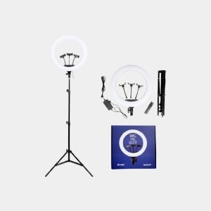 18 inch Photo LED Selfie Stick Ring Fill Light 14 inch Dimmable Camera Phone Ring Lamp With Stand Tripod for Makeup Video Live Studio