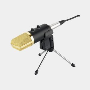 BM-100FX USB Powered Condenser Studio Recording Microphone With Noise Cancel And Echo Effect